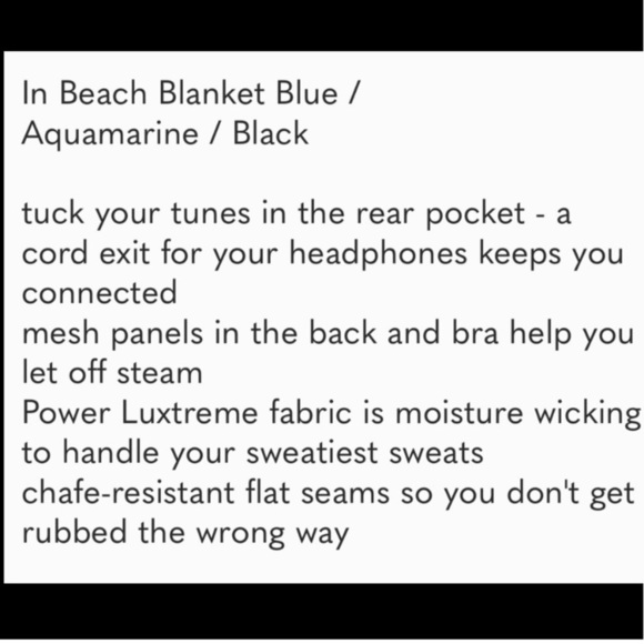 Lululemon Cardio Kick Blue Aqua Black Racerback Tank Top Size 4 - Picture 3 of 16